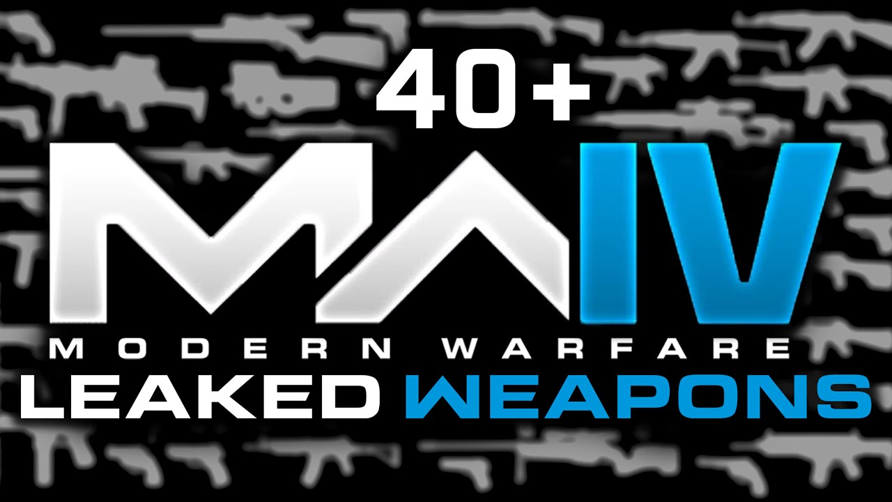 40+ Leaked Guns in MODERN WARFARE 4!