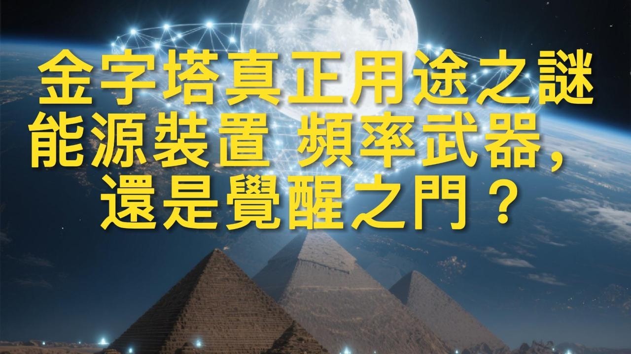 金字塔的建造之謎 005 金字塔真正用途之謎：能源裝置、頻率武器，還是覺醒之門？