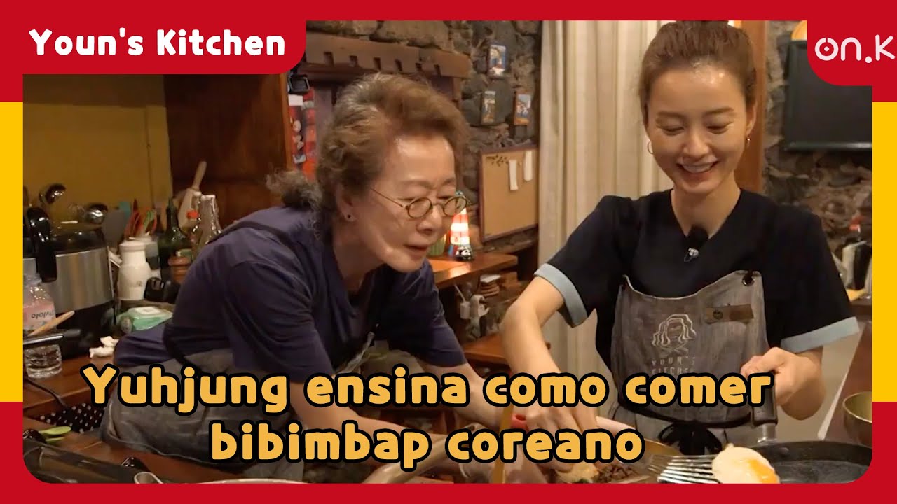 [#YounsKitchen] Youn Yuhjung ensina como comer bibimbap coreano | #OndaK