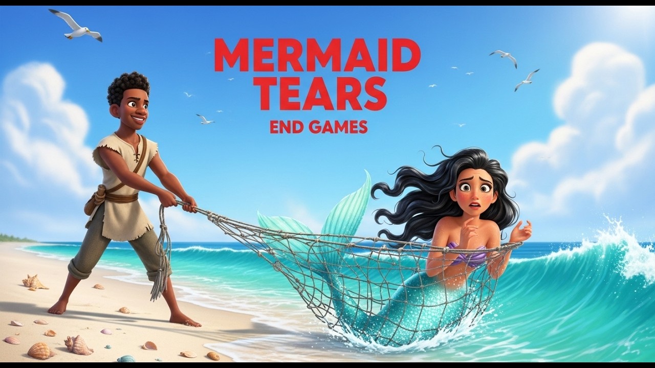 Mermaid Tears The Greedy Fisherman Who Caught the Mermaid African Folktale of the Sea.