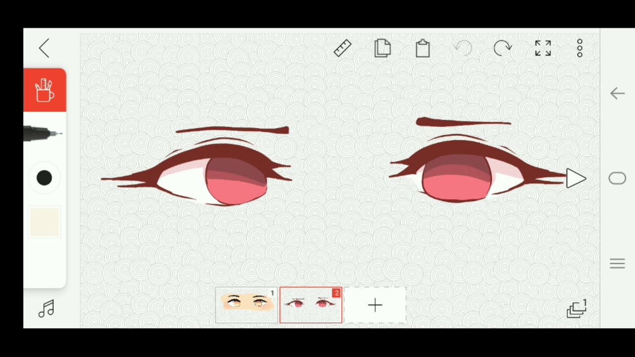 FlipaClip Tutorial --  HOW TO DRAW EYES on FlipaClip