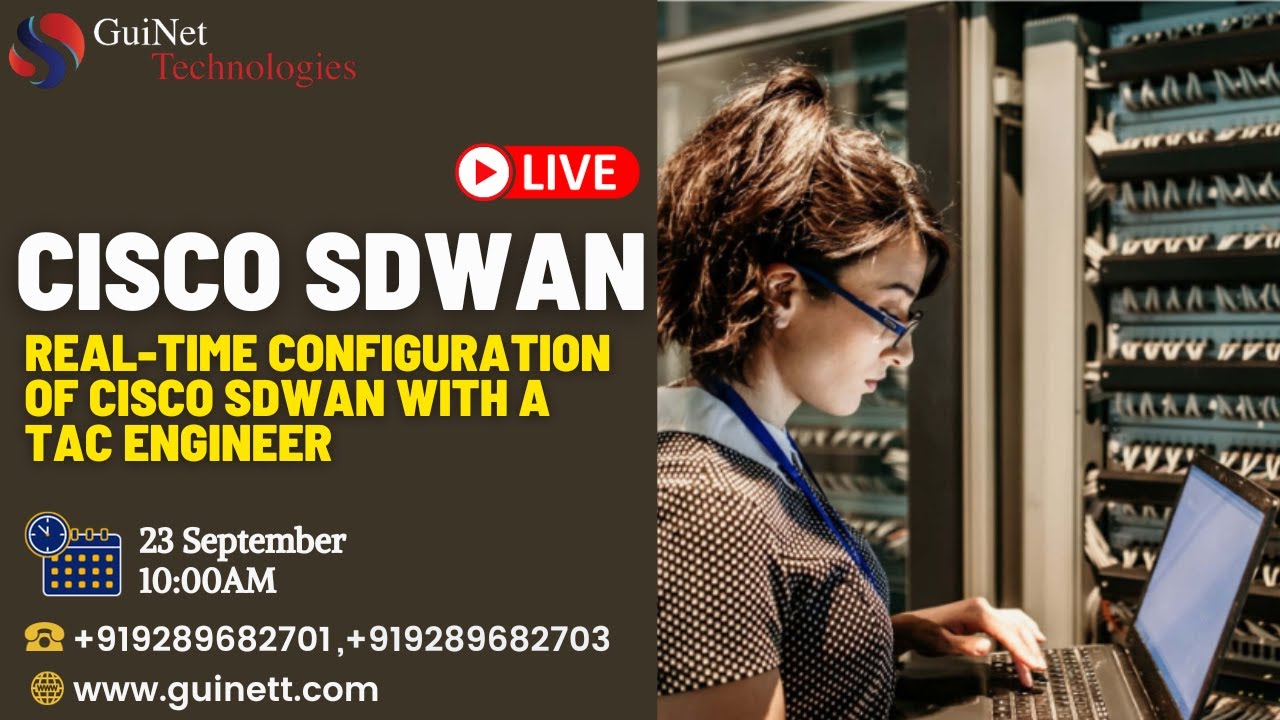 Cisco SDWAN-- Real-time configuration of Cisco SDWAN with a Tac Engineer