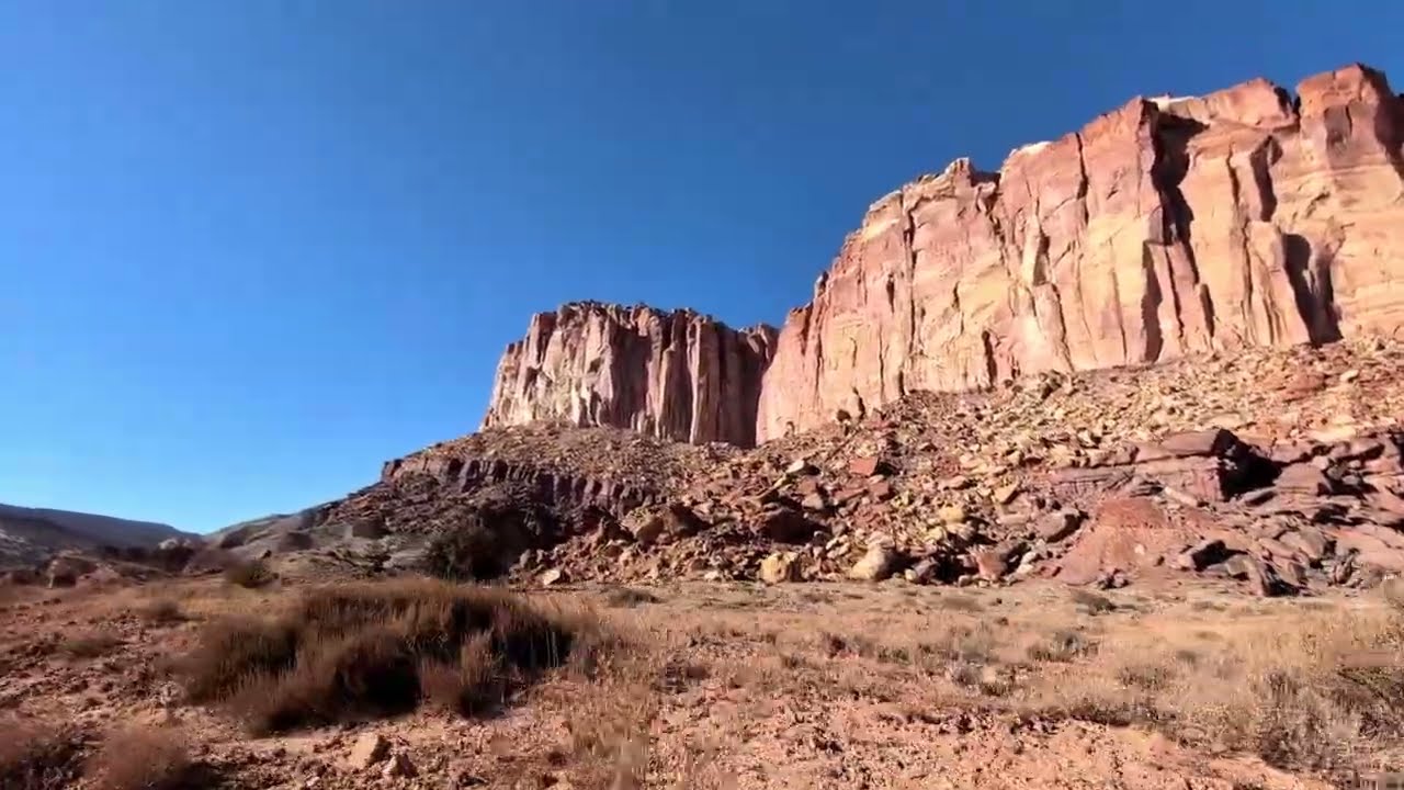 Drive in the Red Rock