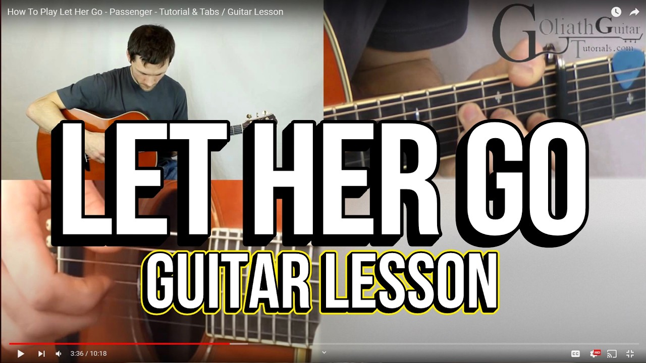 How To Play Let Her Go - Passenger - Tutorial & Tabs / Guitar Lesson