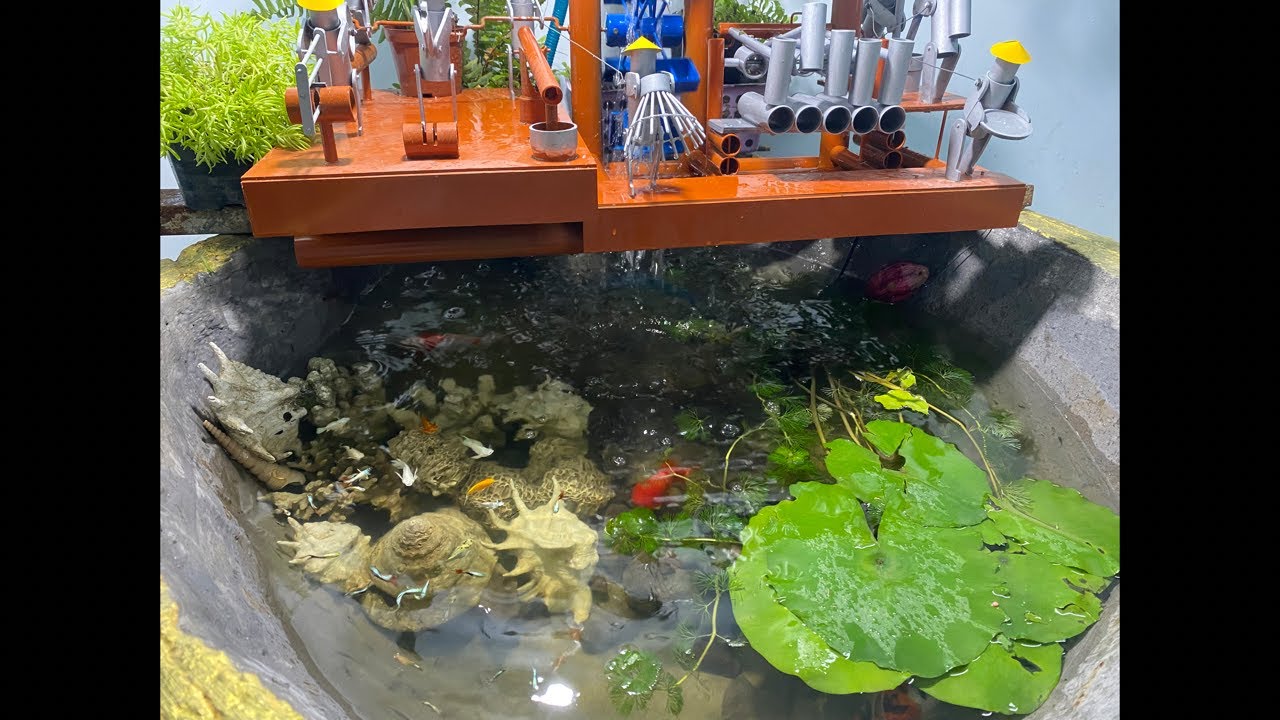 Peaceful Village ASMR 🛖 Water Wheel, Rice Pounding & Calming Fish Pond 💦