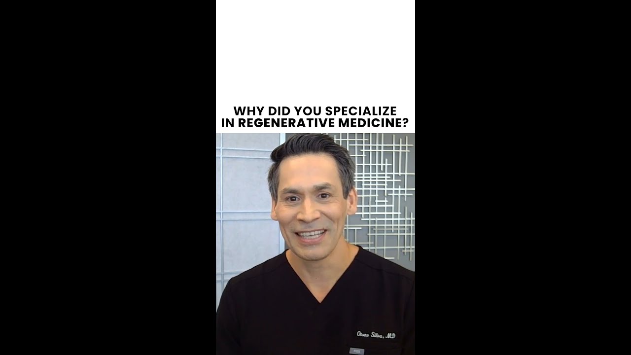 Why Did You Specialize in Regenerative Medicine?