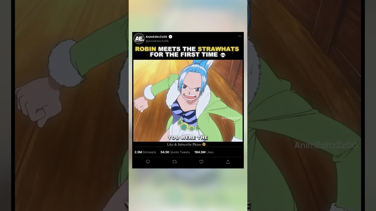 「 Robin Meets The Strawhats For The First Time 💀」- EDIT | #onepiece #shorts #zoro #luffy #strawhats