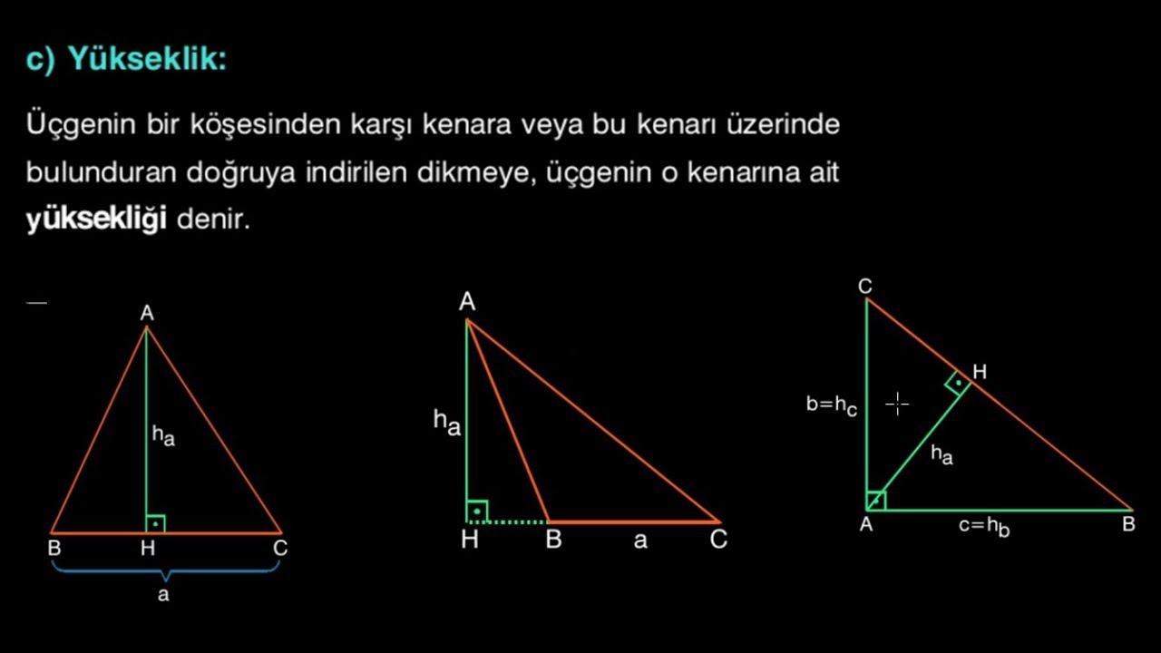 ÜÇGENLER | ÜÇGENDE AÇILAR-1 | TEMEL KAVRAMLAR | GEOMETRİ | METİN HOCAM