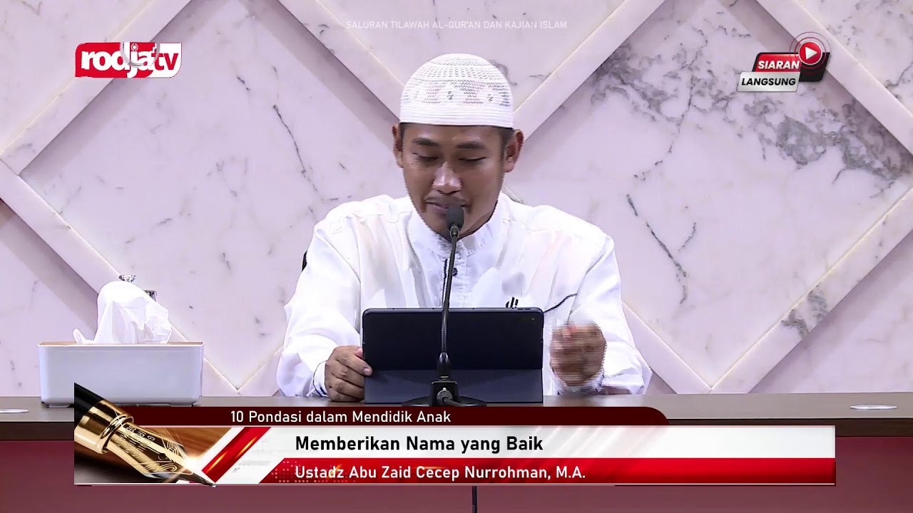 [LIVE] Ustadz Abu Zaid Cecep Nurrohman, Lc., M.A. | 10 Pondasi dalam Mendidik Anak