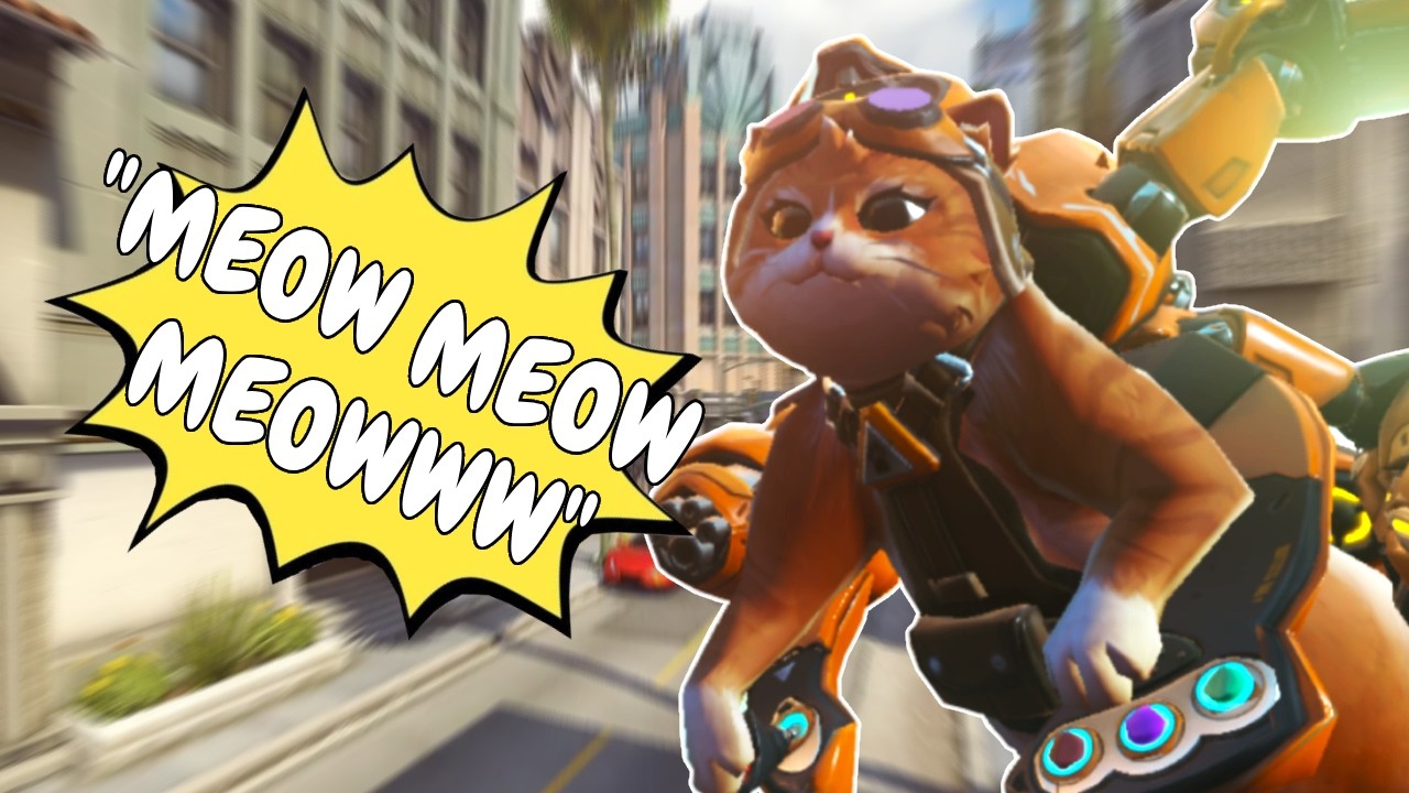 I played JETPACK CAT to prove she's the BEST support - Overwatch
