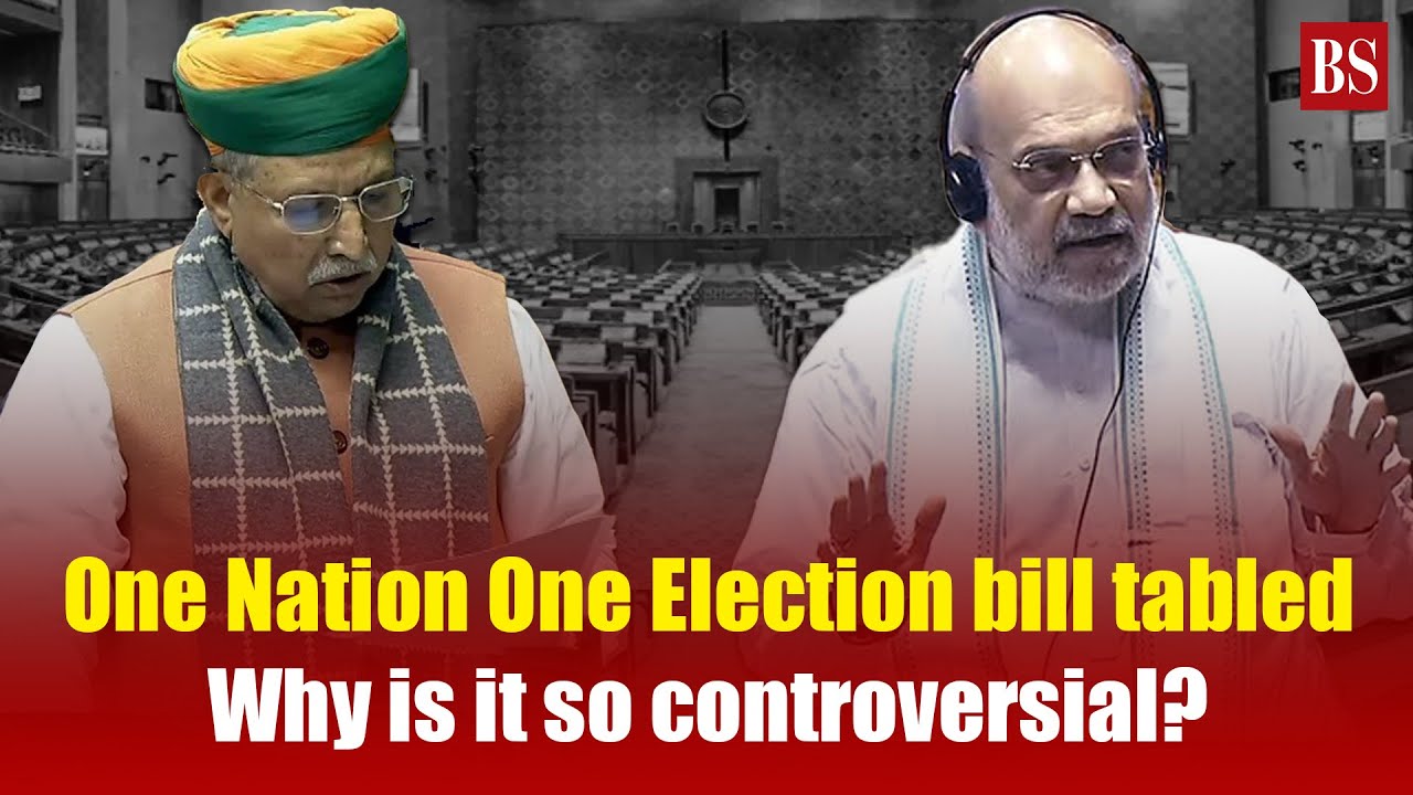 One Nation One Election bill tabled: Why is it so controversial? | ONOE bill | Parliament session
