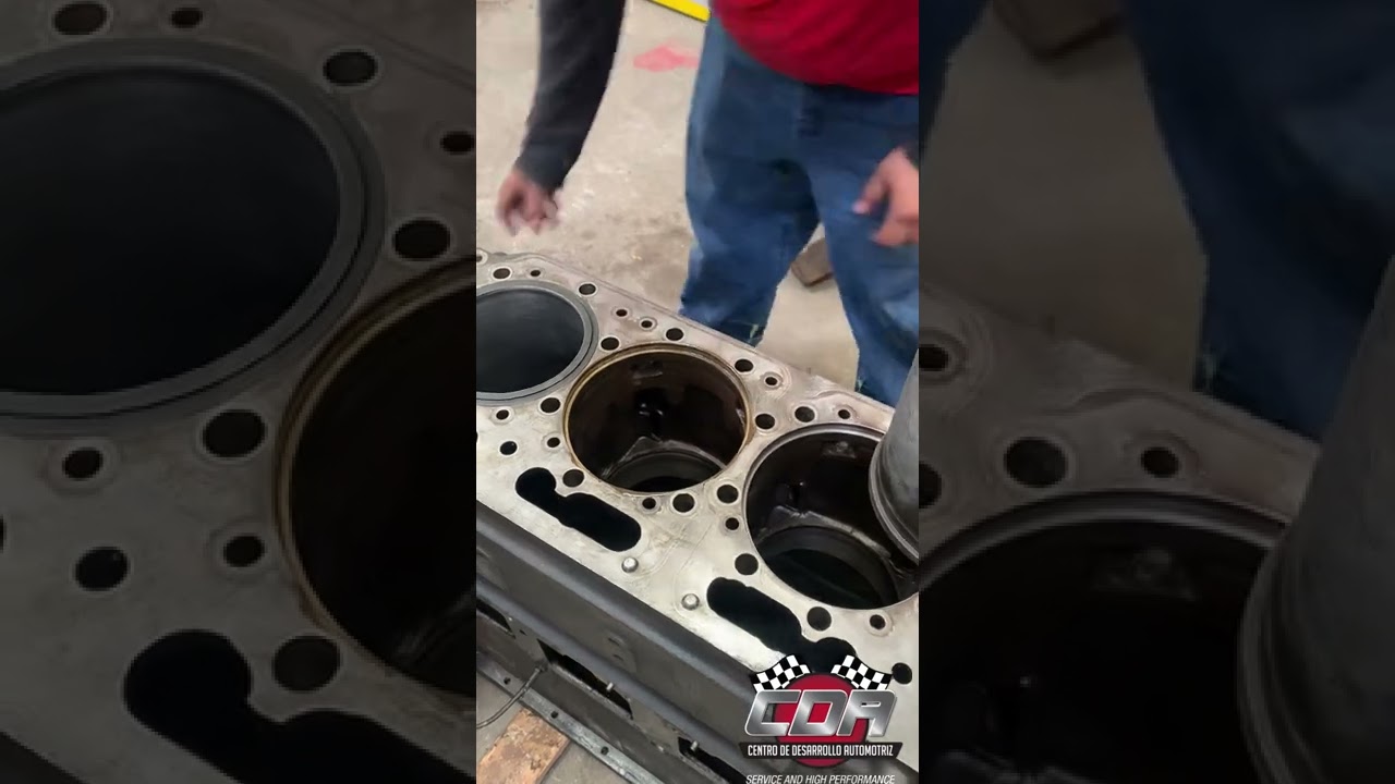 Cómo poner una camisa de motor #cummins #n14  #mecanicadiesel