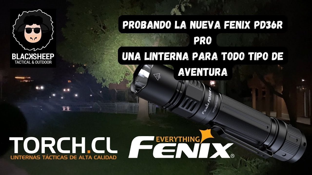 La nueva Fenix PD36R Pro. Una linterna multifuncional
