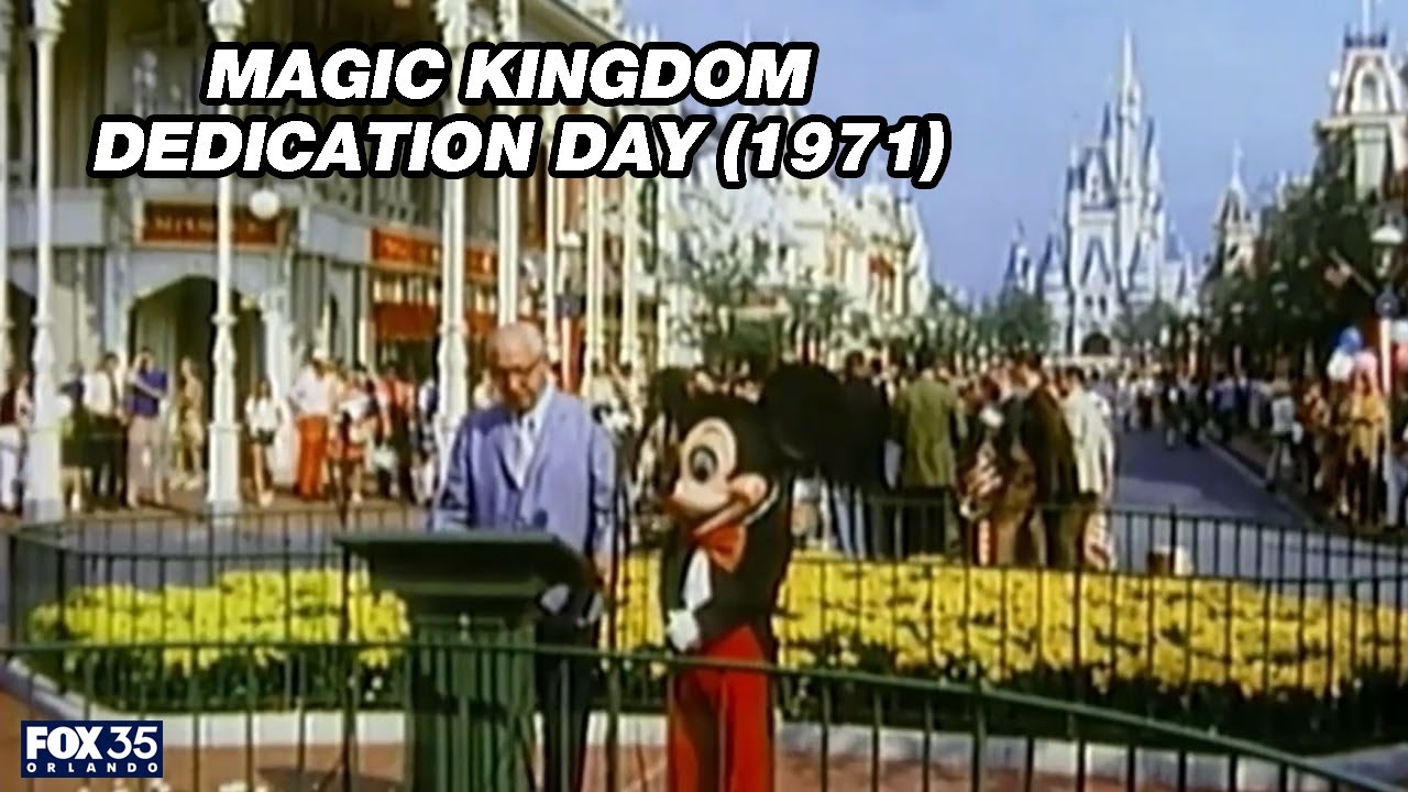 Disney World History: Magic Kingdom official grand opening and dedication in 1971