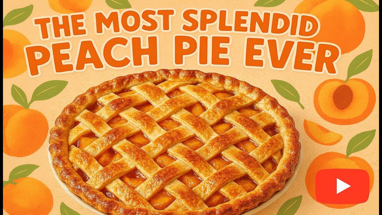 We Created the Most Splendid Peach Pie Ever!