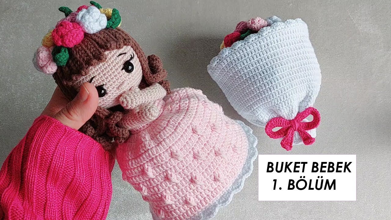 Sürpriz Bebek yapımı 1.Bölüm (amigurumi doll tutorial)English subtitle