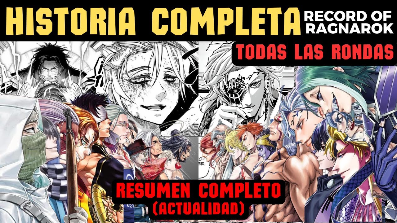 ⚡Record Of Ragnarok: ¡DIOSES VS HUMANOS! TODAS LAS RONDAS / TEMPORADA 1, 2, 3 Y 4 / RESUMEN COMPLETO