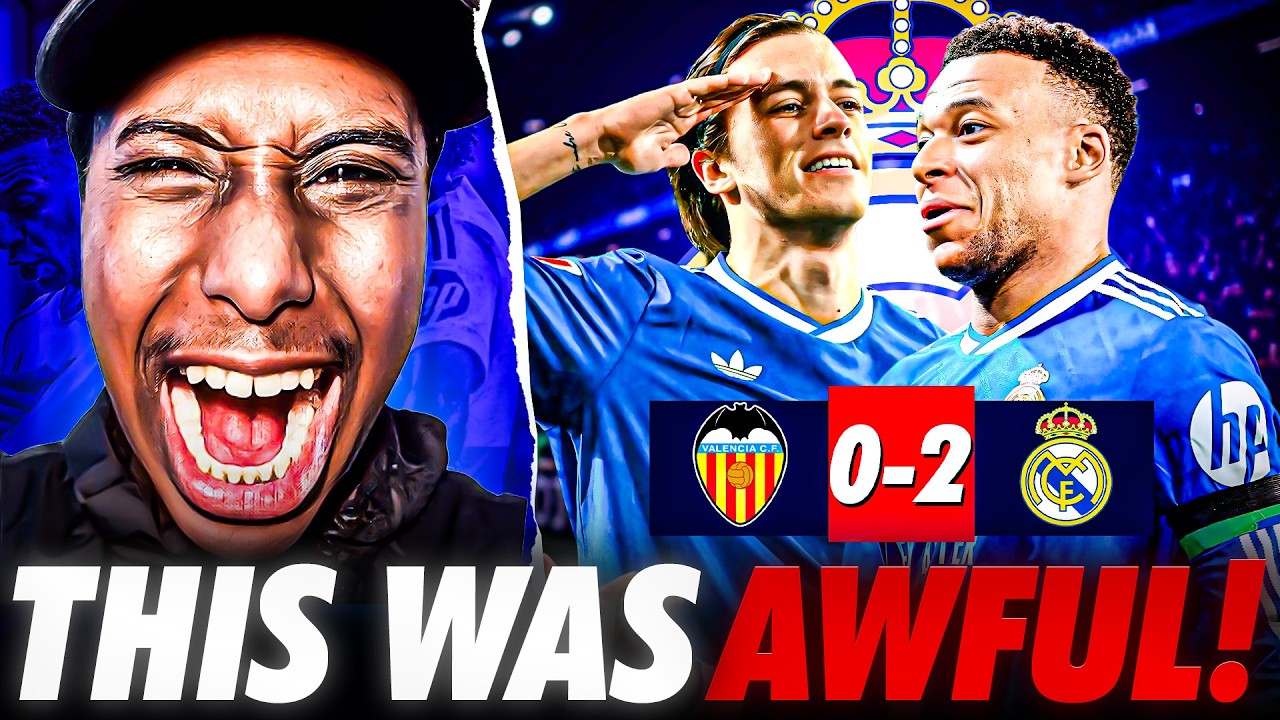 MADRID WERE HORRIBLE!! 😳 REAL MADRID 2–0 VALENCIA | MBAPPÉ SCORES AGAIN! 💣 REACTION