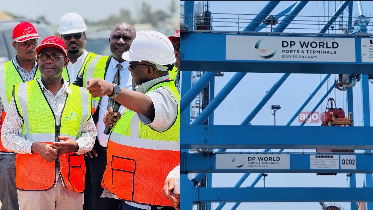 DP WORLD IMECHANGIA UTENDAJI BORA WA BANDARI, WAZIRI MBARAWA AKAGUA UTENDAJI WA BANDARI YA DAR