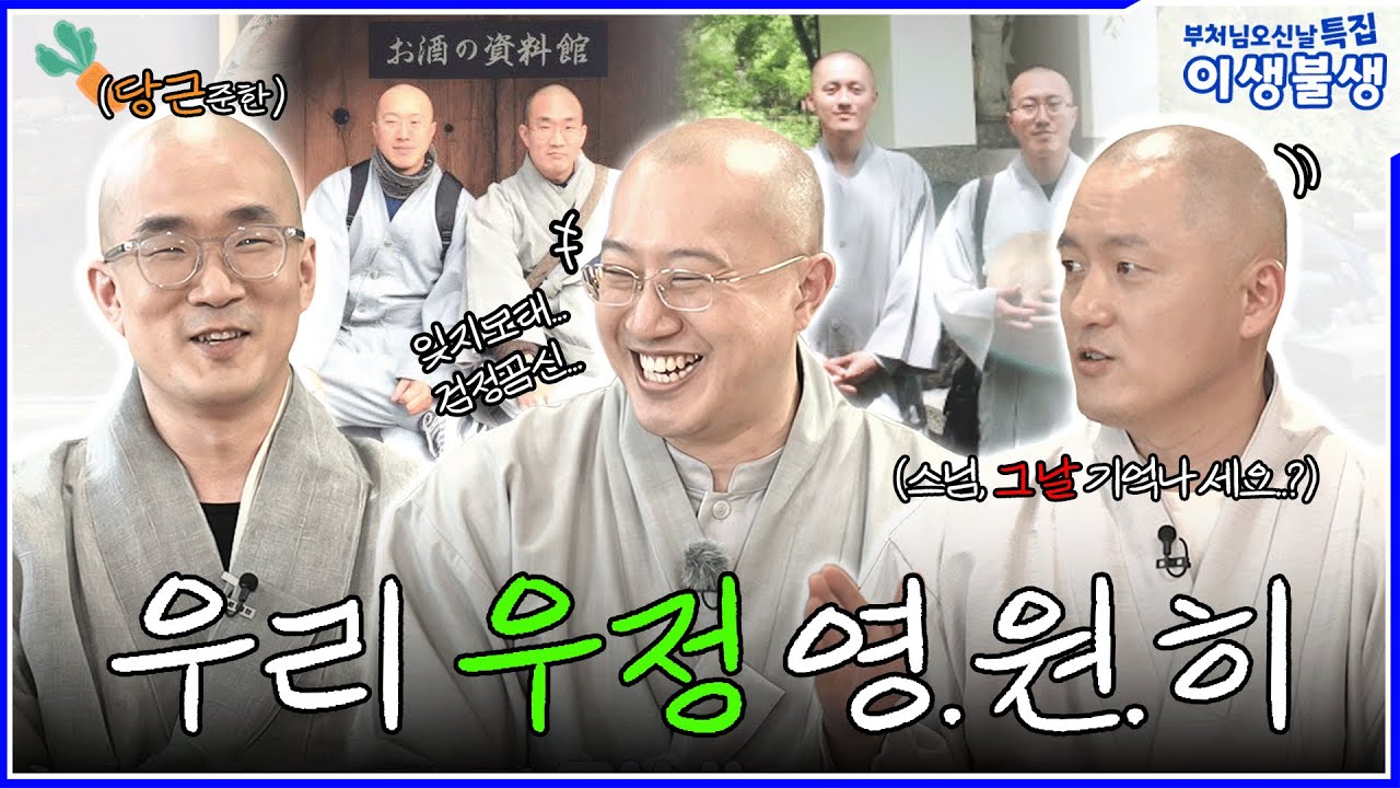 18년 만의 만남은 너무 어.려.워! 태어났더니 해인사 삼총사... | 이생불생 '태어났더니 부처님 삶' #우리친해요 #스님월급공개