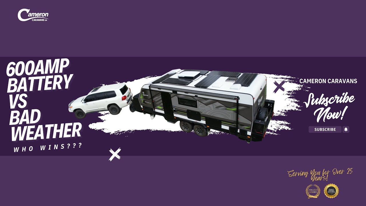 Аккумулятор Crusader Caravans на 600 ампер против плохой погоды 🌧 Кто победит?!