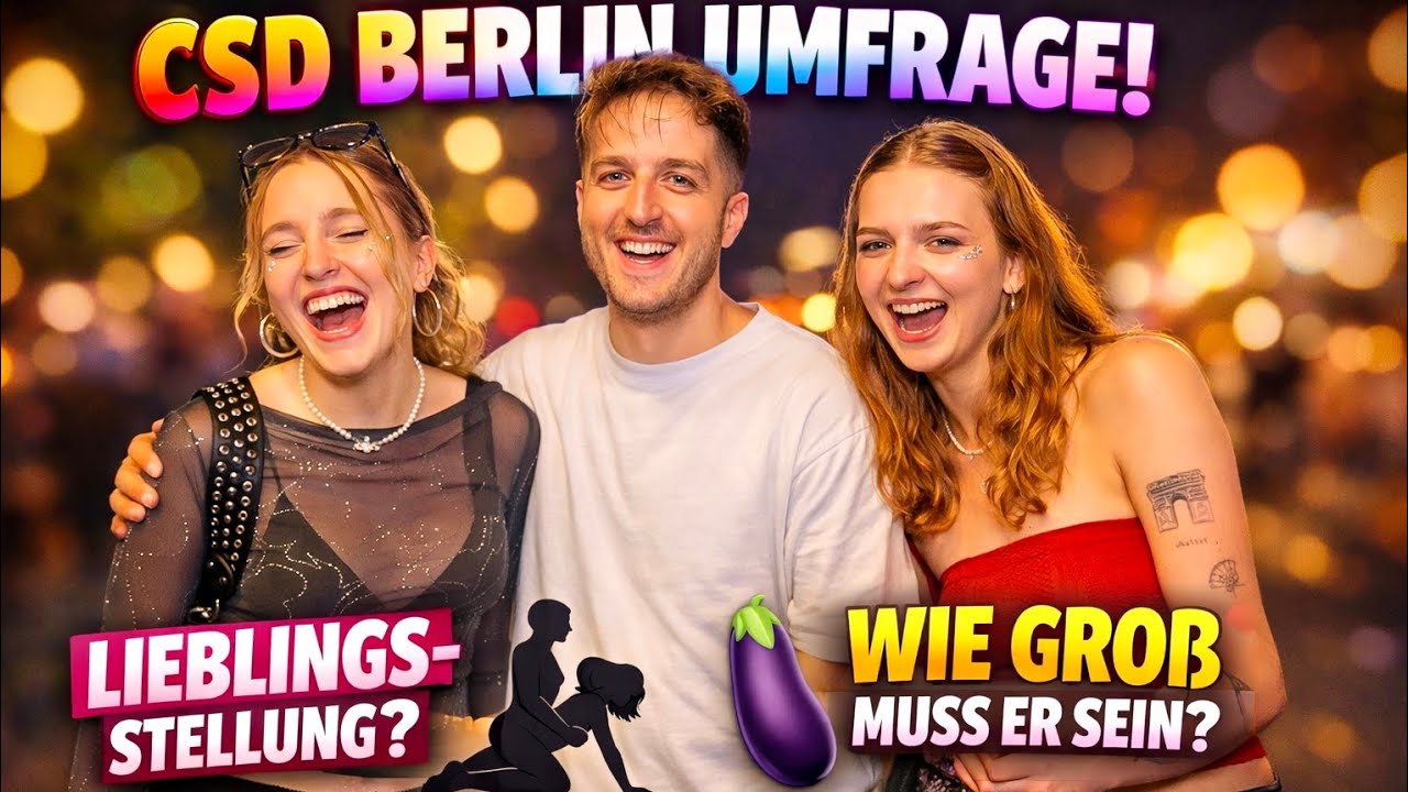 Was ist deine Lieblingsstellung? CSD Berlin Straßenumfrage