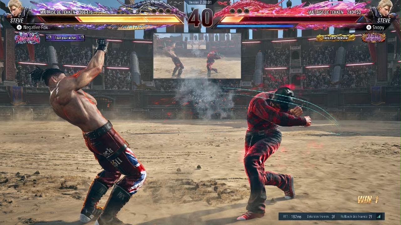 TEKKEN8_SuperBoy( STEVE )_Vs_Snoopy( STEVE )_MIRROR_MATCH_Season2