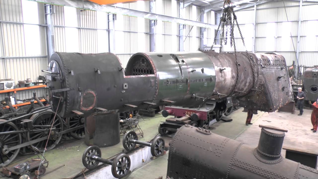 The Duke - Boiler lift at Tyseley 6 April 2016- 2