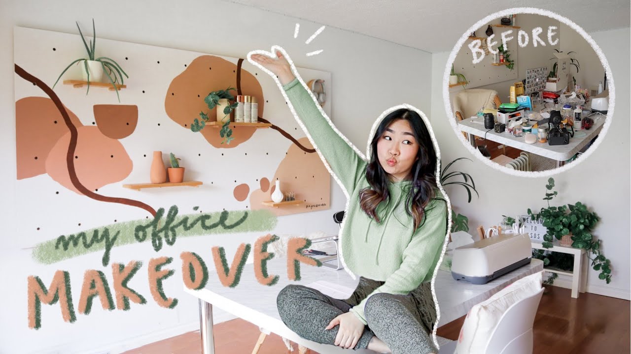 Making Over My Home Office (Deep Cleaning and Transformation) | JENerationDIY