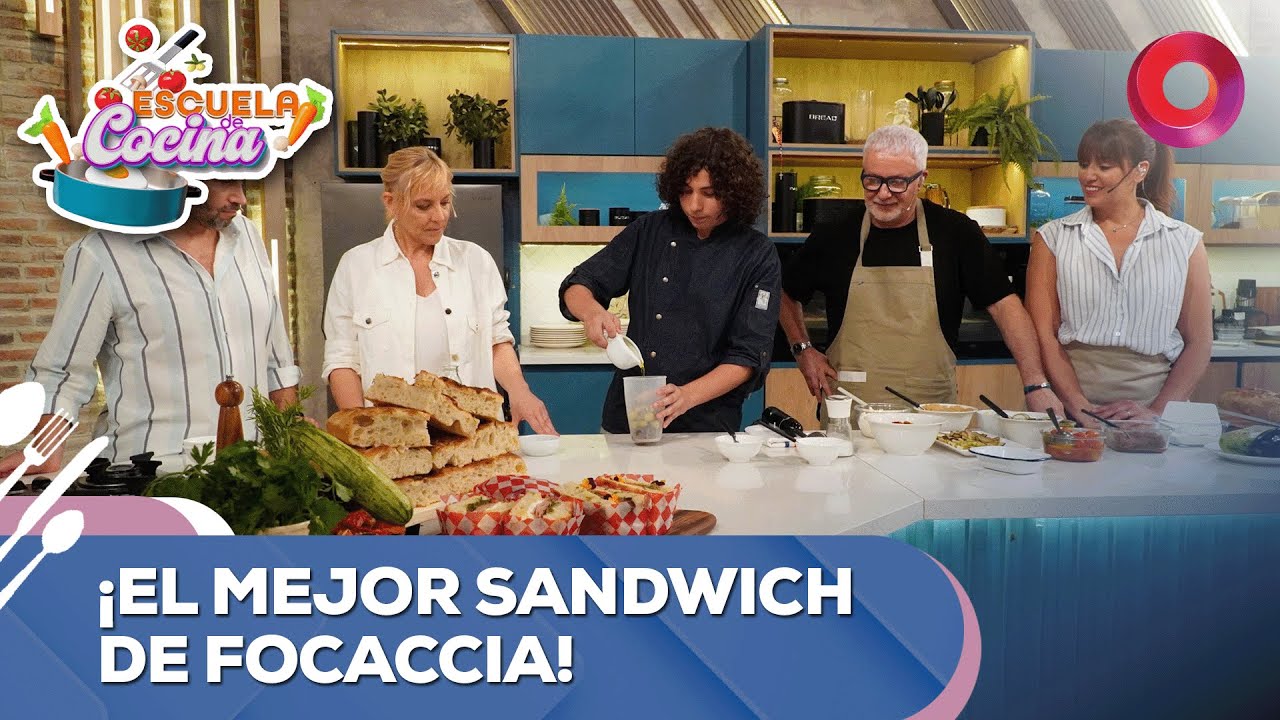 ¡El mejor sándwich de focaccia! | #EscuelaDeCocina Completo - 26/11 - El Nueve