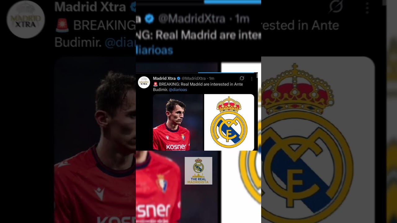 Real Madrid Want Ante Budimir! &euro;8M for 21 Goals &ndash; Joselu Replacement? #footballshorts