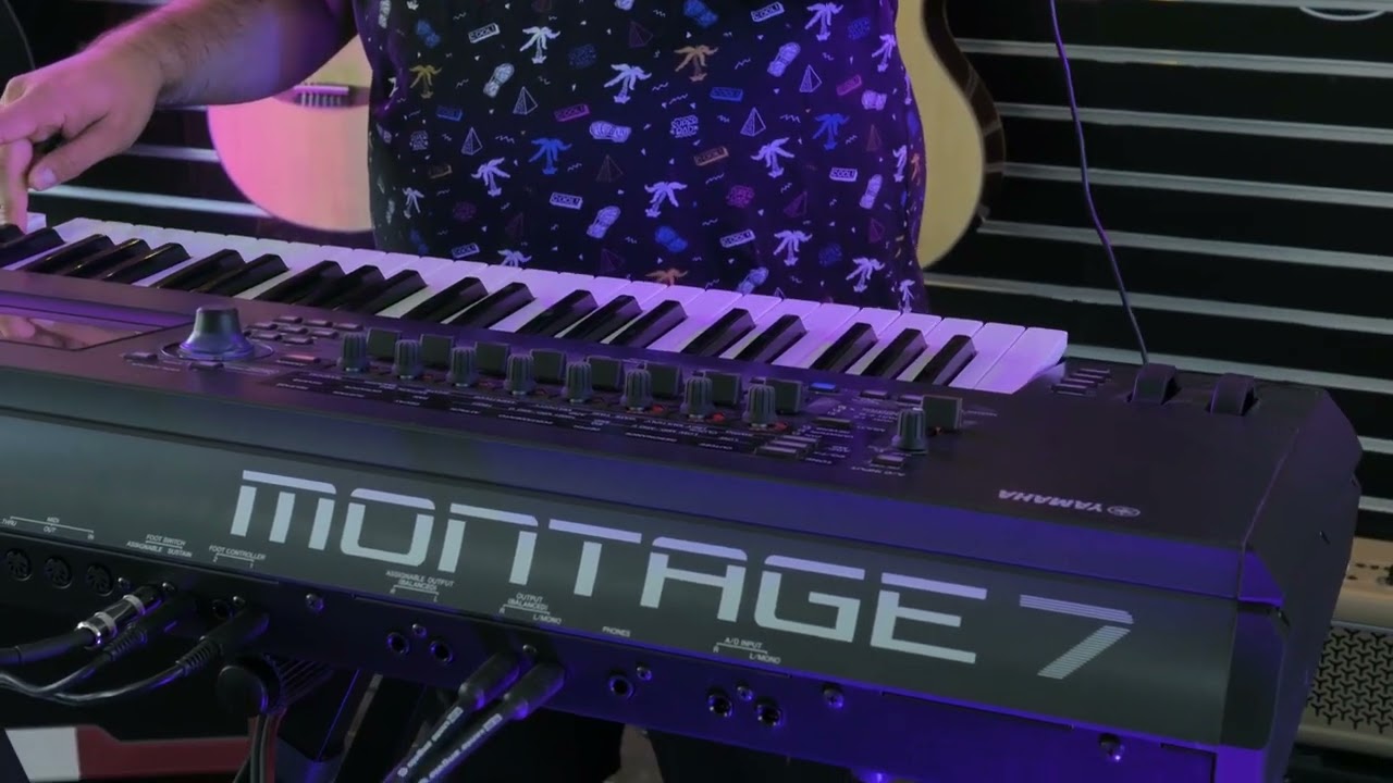 Sintetizador Montage 7 Yamaha | Music Hall Chile | Franco Muñoz Vukelić