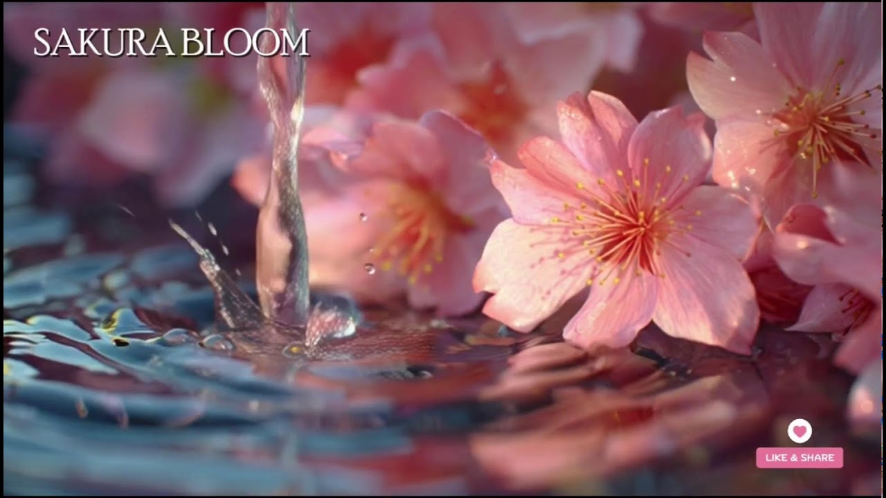 🔴 日本の静寂 – 桜ブルーム 癒しのアンビエントサウンドとキャンドルの光