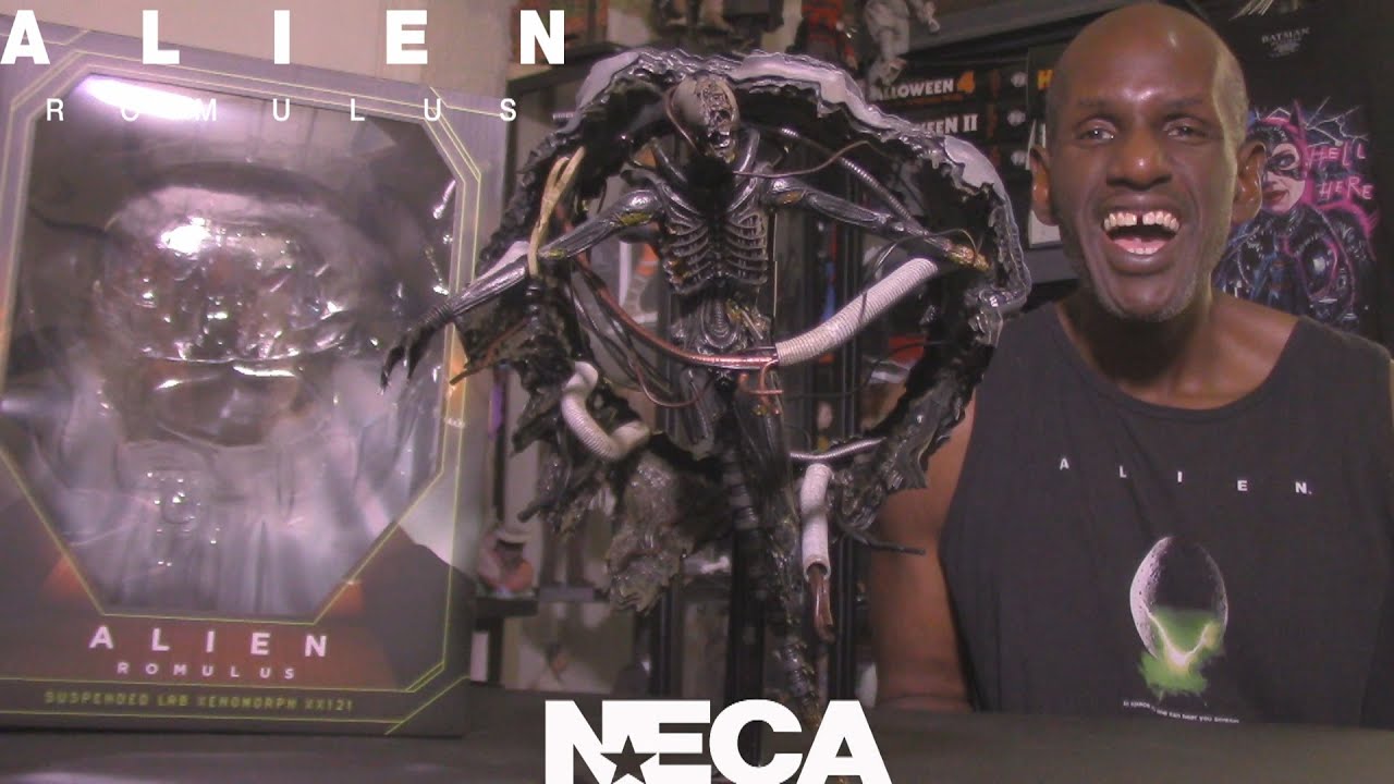 NECA Alien: Romulus Suspended Lab Xenomorph XX121 Deluxe Figure Review