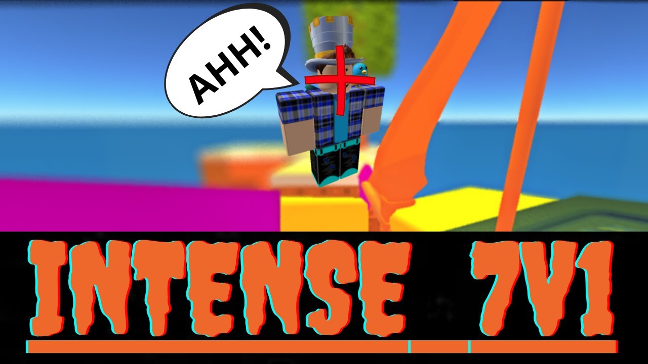INSANE 7V1! (Roblox Skywars)