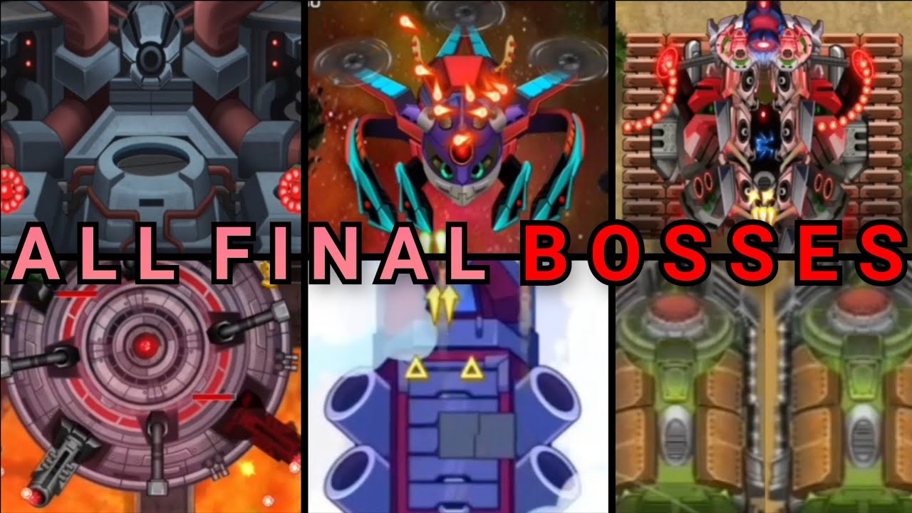 All Final Bosses of 1945 Series [Rendered Ideas]