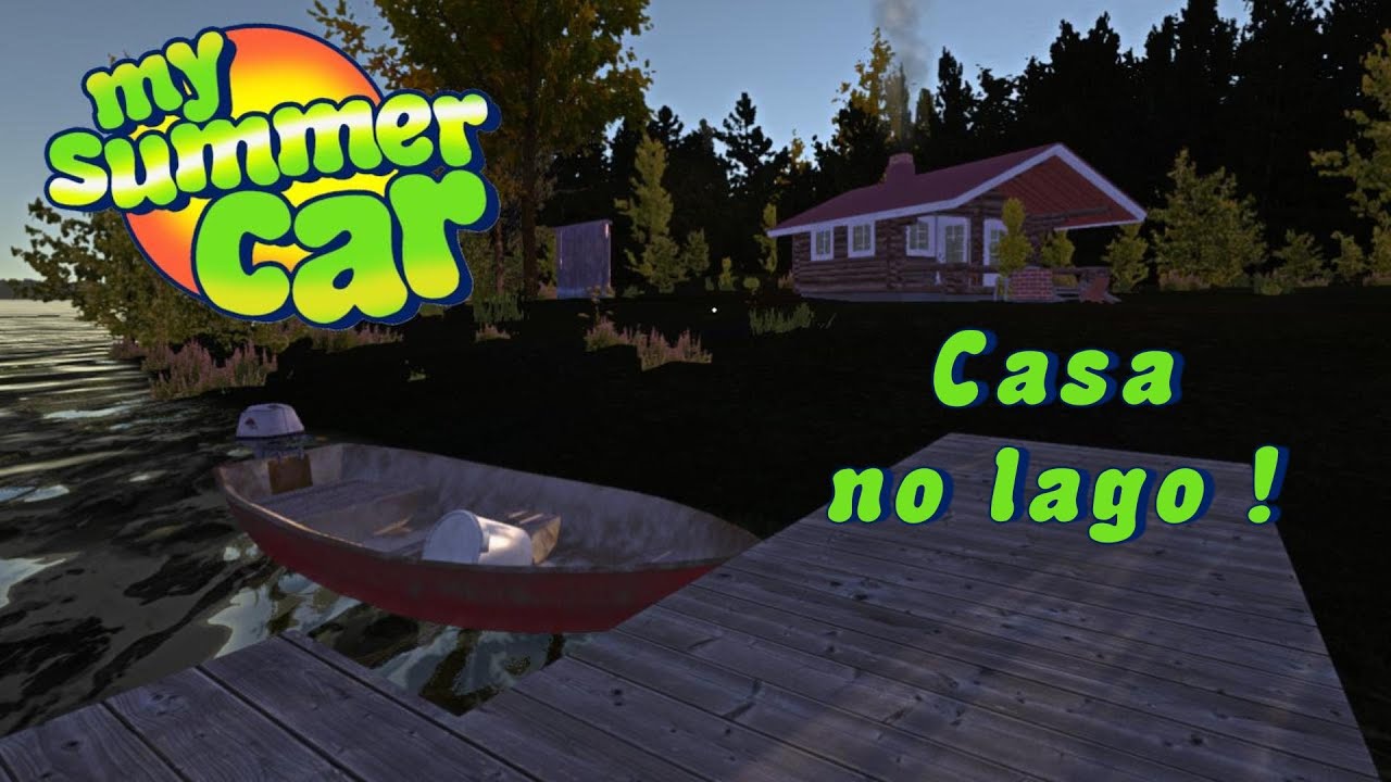 Rolê de BARCO até a CASA no LAGO ! - My Summer Car #4