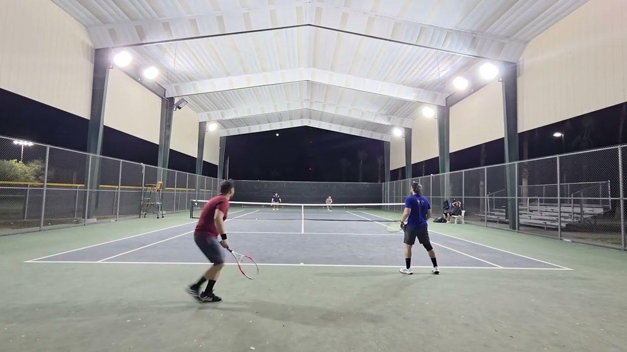 Fun tennis sesh with the bois
