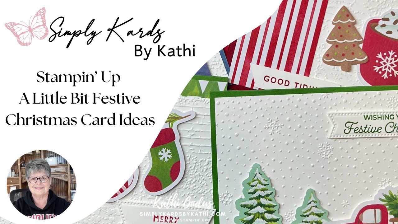 Идеи для рождественских открыток от Stampin Up A Little Bit