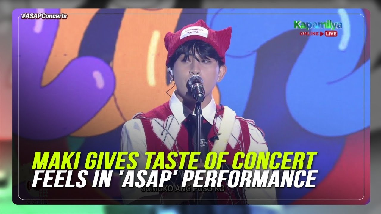 Maki gives taste of concert feels in 'ASAP' performance | ABS-CBN News