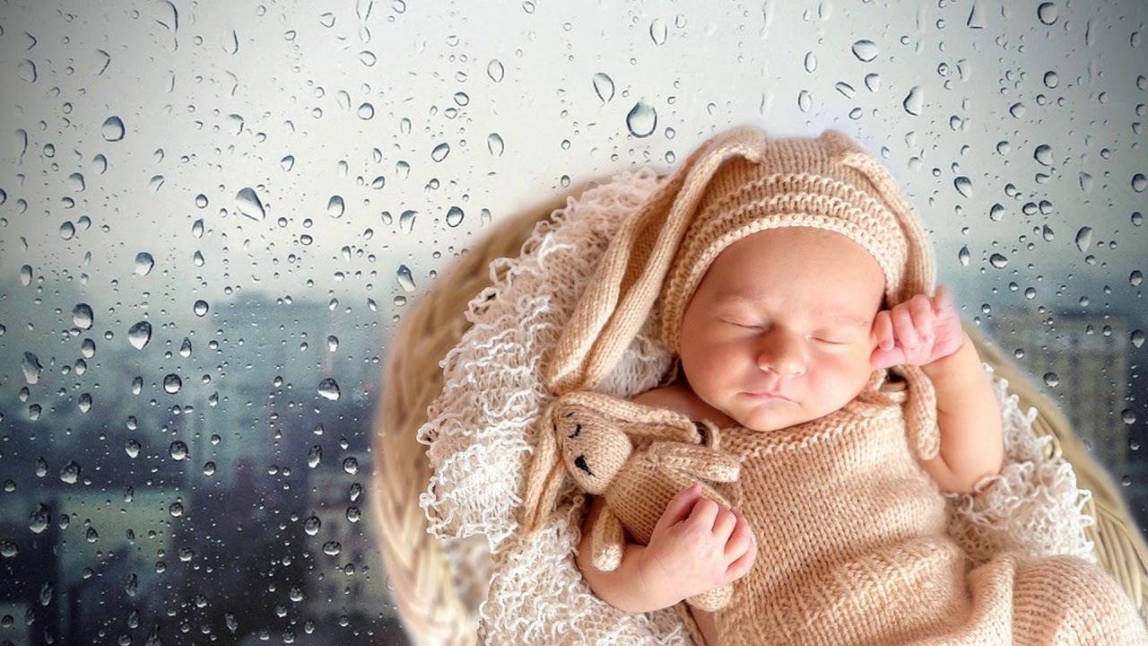 8 sati - Zvuk ki&scaron;e za opu&scaron;tanje i miran san Va&scaron;e bebe. Prirodan beli &scaron;um.