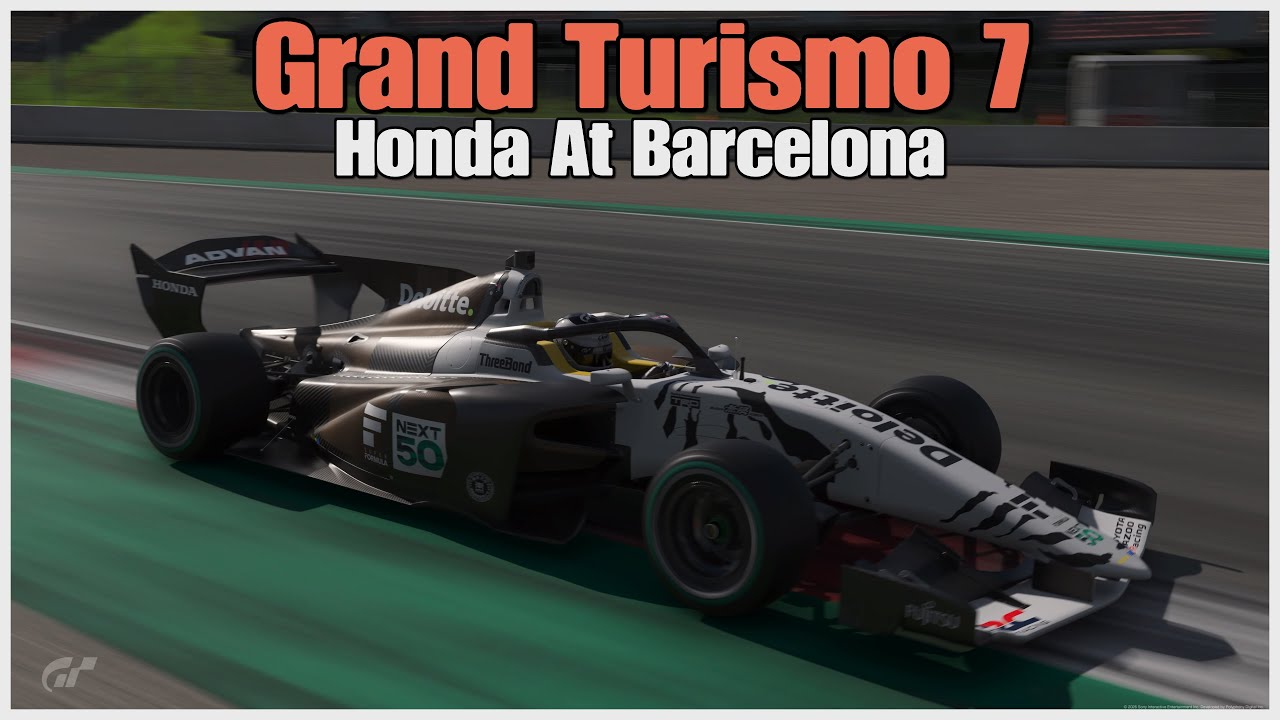- Gran Turismo 7 Honda Single Seater Barcelona-