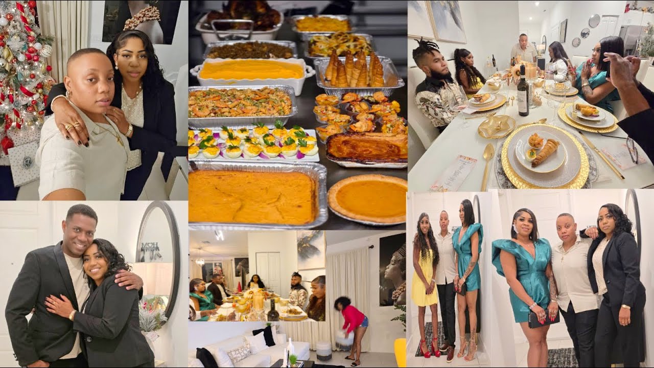 VLOG |2BLAN VIN BAT NOU NAN STORE A | THANKSGIVING DINNER | ACHA + DECOR BY @styledbynadia5464
