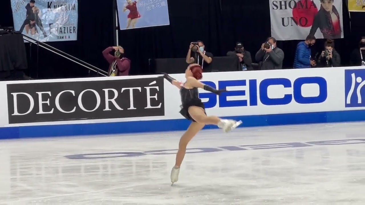 Sasha Trusova 2021 Skate America 1st Day Official Practice