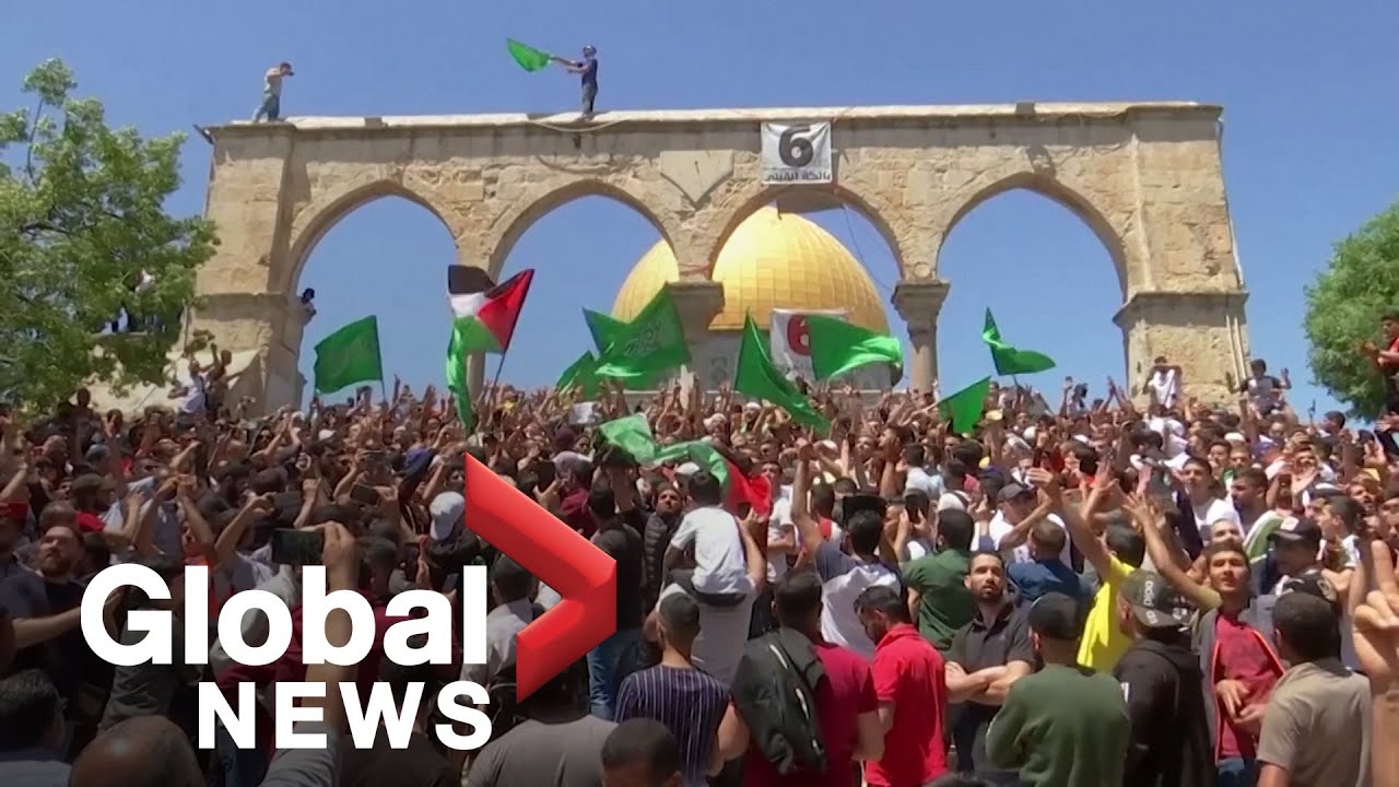 Tens of thousands of Palestinians protest evictions in Jerusalem