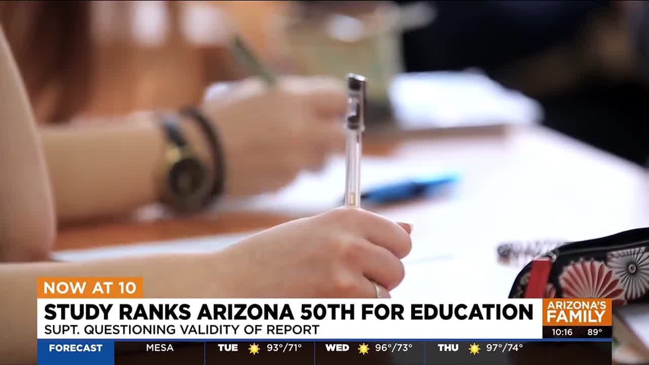 Study ranks Arizona last in the nation overall for public education