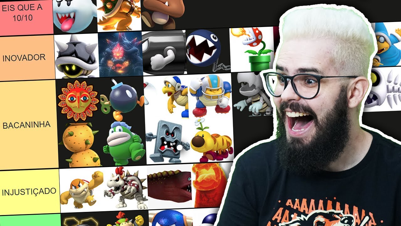 Qual o MELHOR INIMIGO do MARIO de TODOS OS TEMPOS? - Tier List
