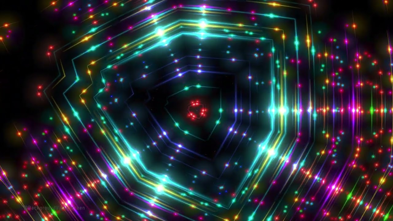 Kaleidoscope Screensaver 4K  12 Hours - Background