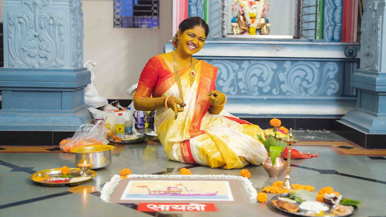 Sayali chi halad | #saaj | Haldi Video | Juhu Koliwada |