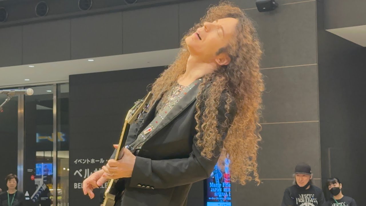 Marty Friedman 1st live at Tokyo Haneda Airport, 2023.7.17